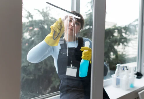 Nettoyage de vitres intérieures et extérieures à Sizun